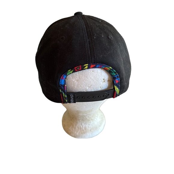 Sou/Lo Multi Color Aztec Print Black Adjustable Hat Cap - Picture 4 of 8